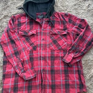 Plaid Red men’s Shirt
